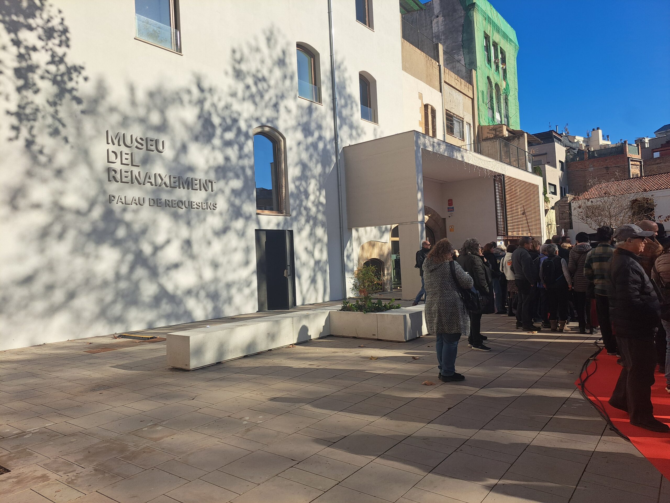Museu del renaixement el dia de d'inauguració