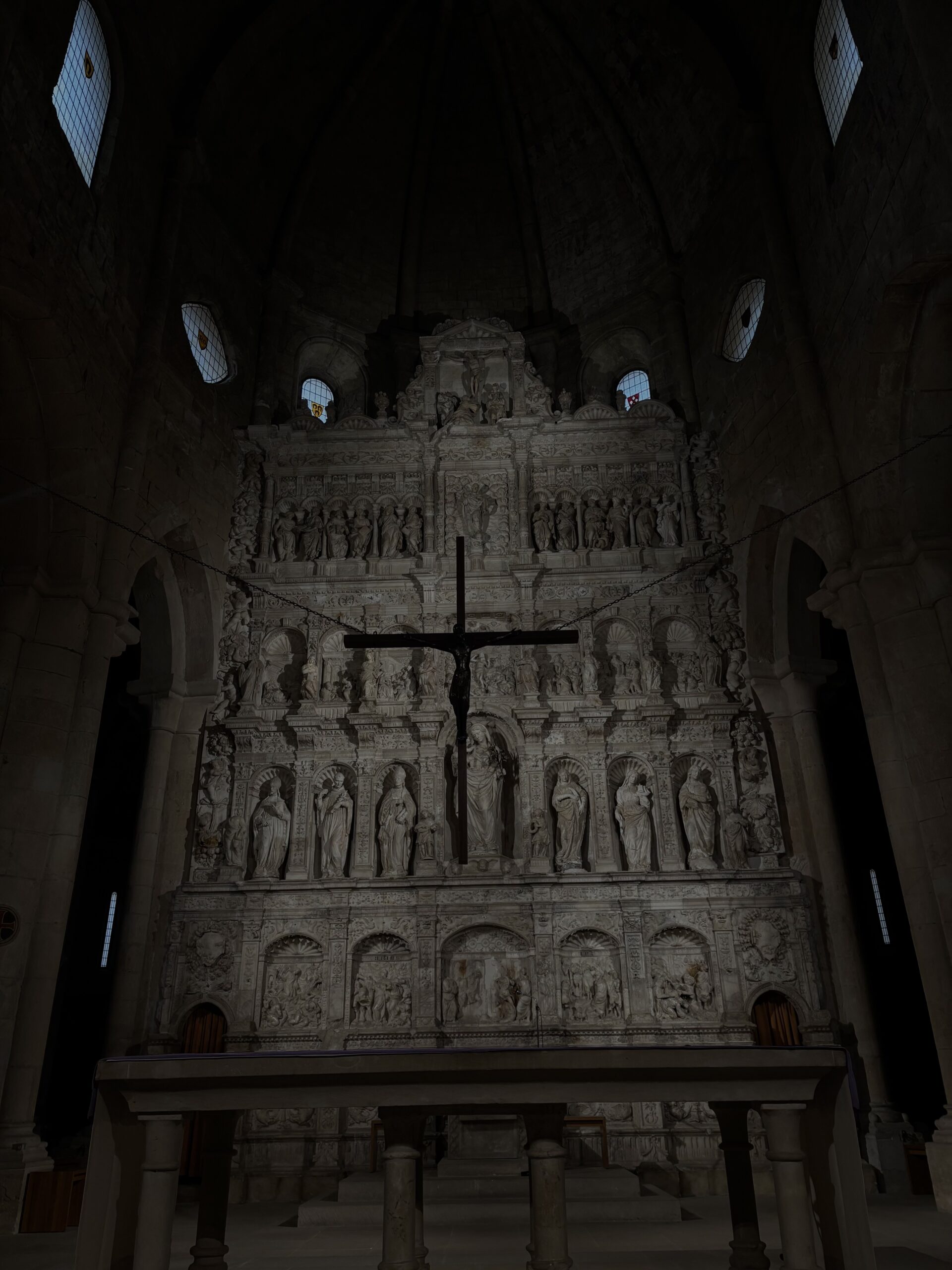L'església del monestir de poblet